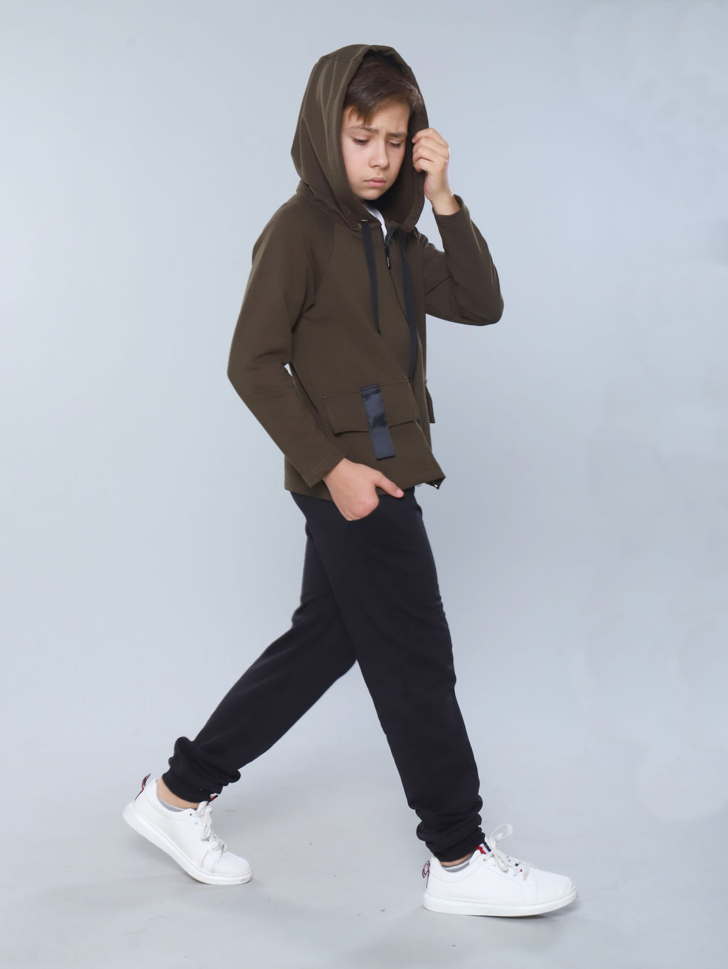 Брюки Бой Т черный - Ладошки фото 10