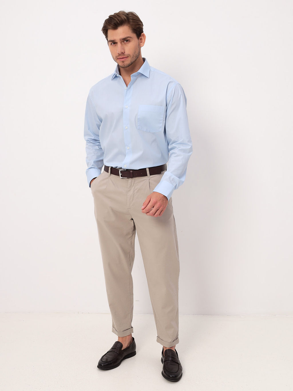 Сорочка мужская длинный рукав GREG 210/199/CL_V фото 5