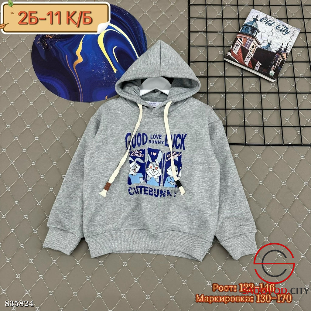 Кофта для мальчика с капюшоном
