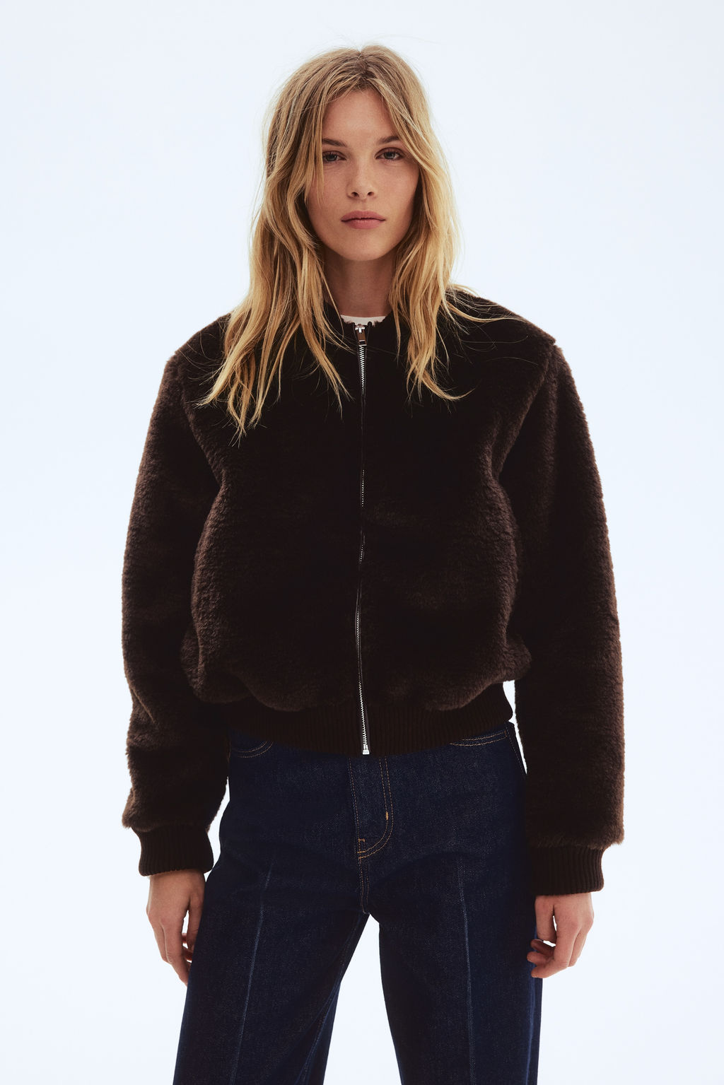 Chaqueta bomber en peluche - H&m фото 2