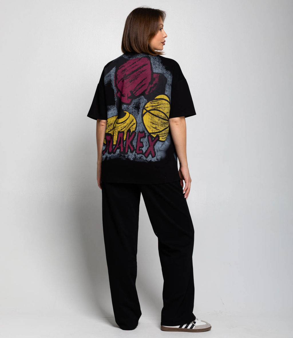 Спортивный костюм #КТ2654, чёрный - Dommod фото 4