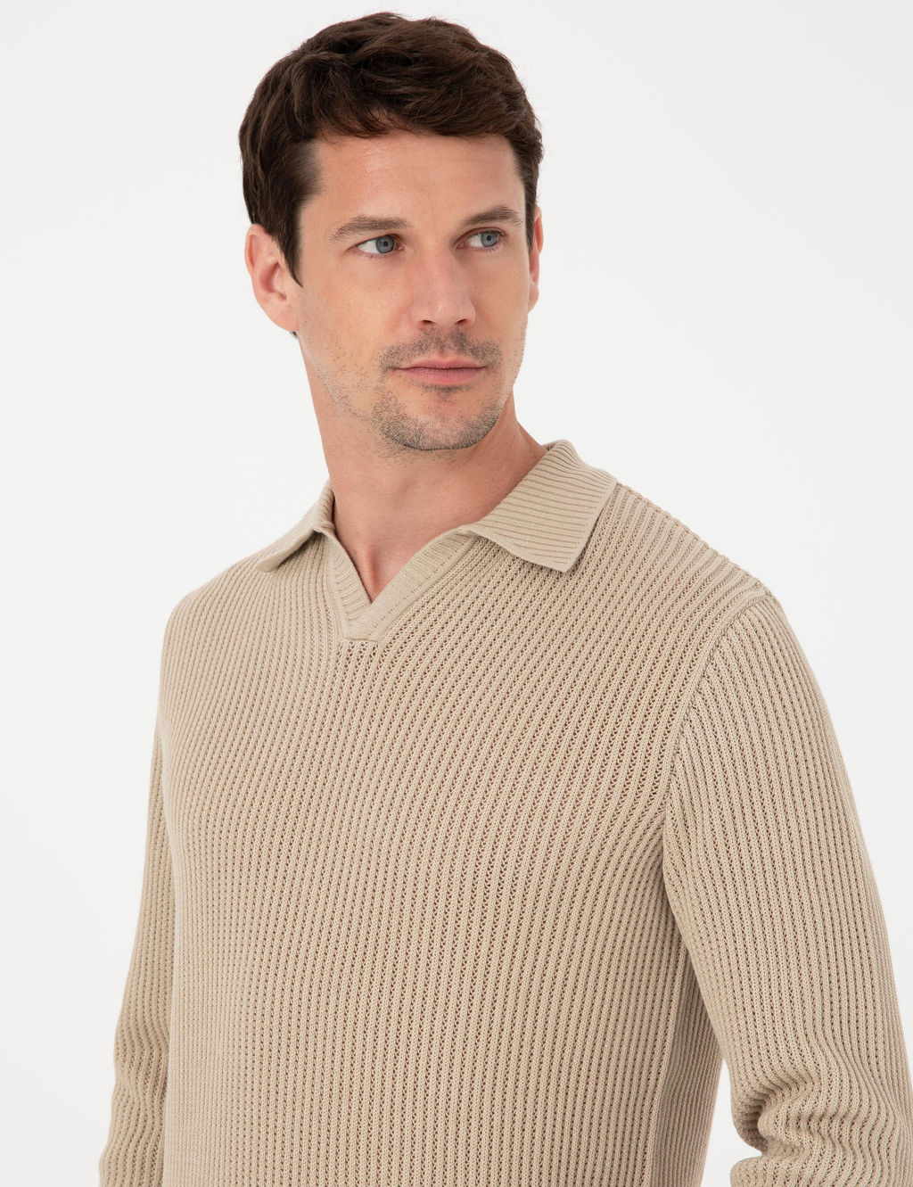 Bej Regular Fit Kazak - Cacharel фото 2