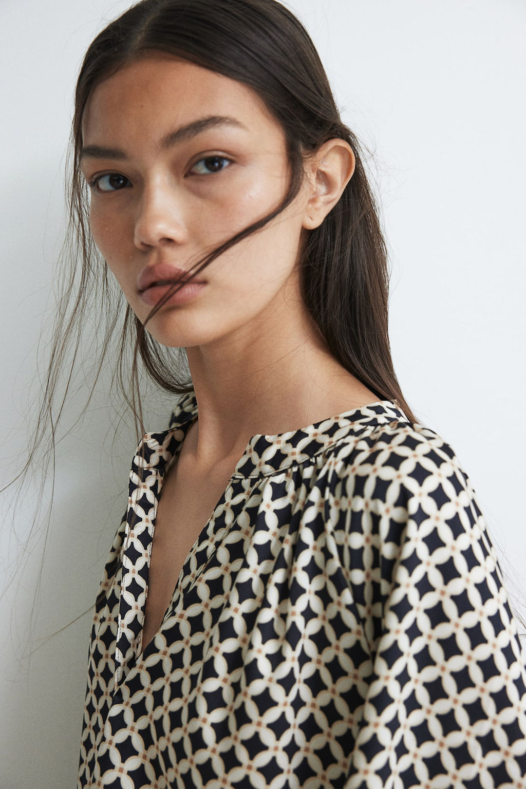 Blusa con mangas globo - H&m фото 4