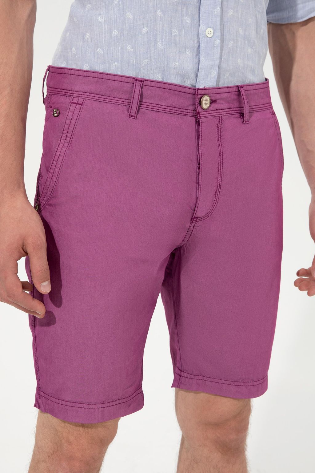 U. S. Polo Assn Мужские фиолетовые тканые шорты - U.s. polo assn фото 5