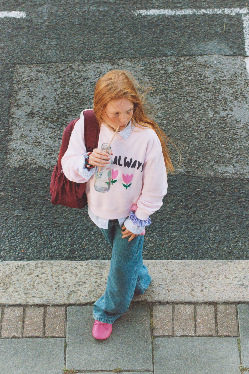 TULIP PRINT SWEATSHIRT - Zara фото 6