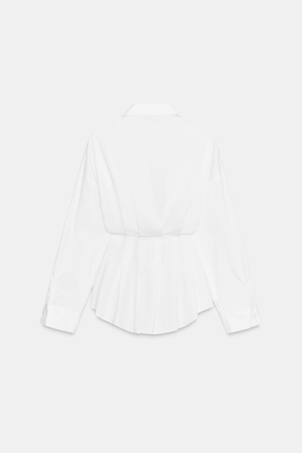 PLEATED POPLIN SHIRT - Zara фото 9