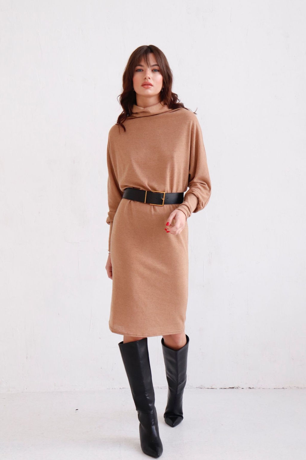 Платье-свитер оверсайз - Martichelli фото 34