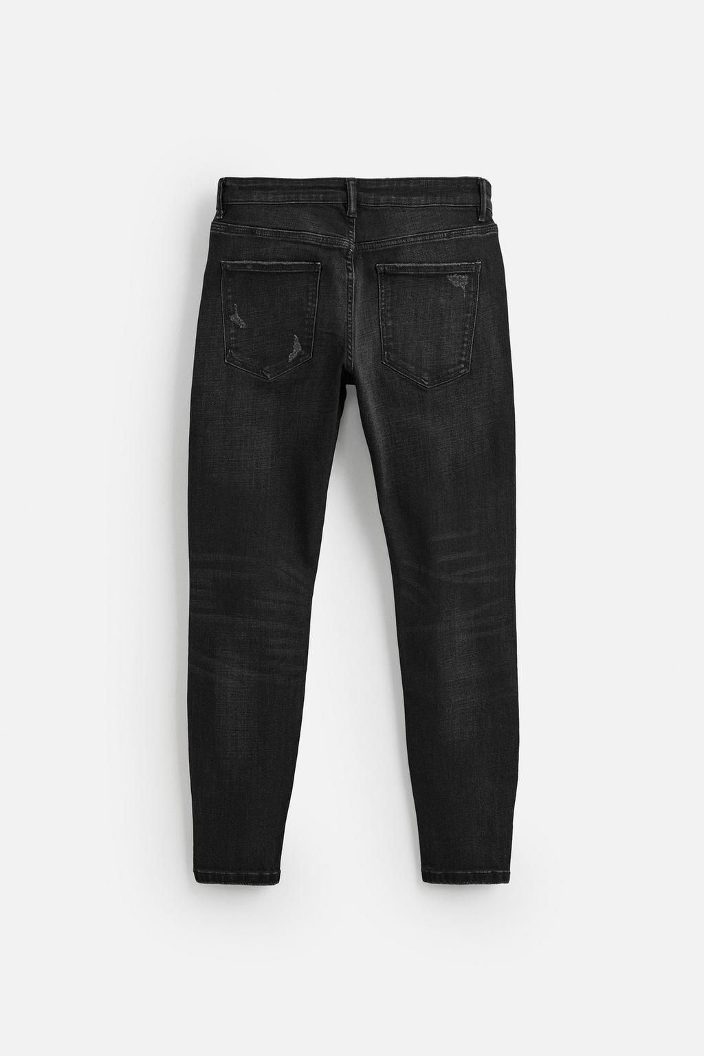 RIPPED SKINNY FIT JEANS - Zara фото 38