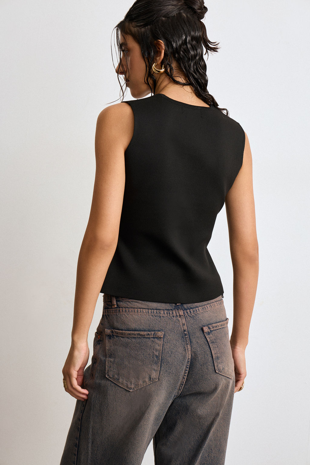 Жилет из трикотажа - Mollis фото 5