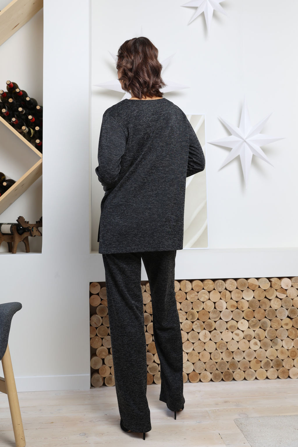 Брюки трикотажные свободного кроя - Looklikecat фото 4