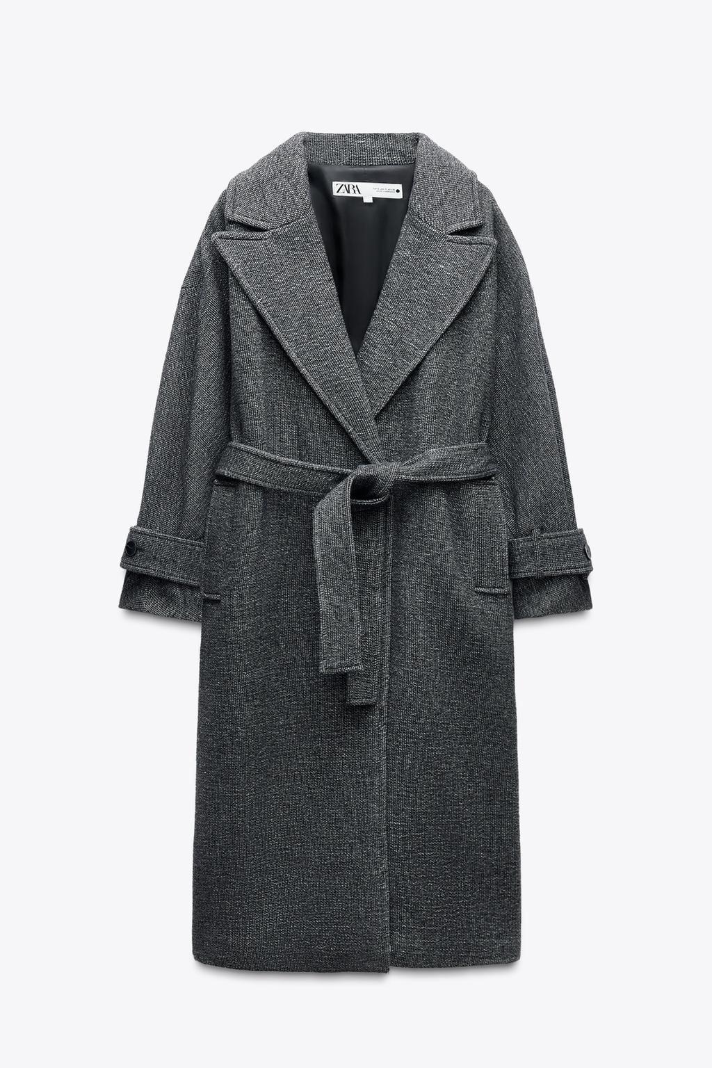 ZW COLLECTION WOOL BLEND COAT - Zara фото 4
