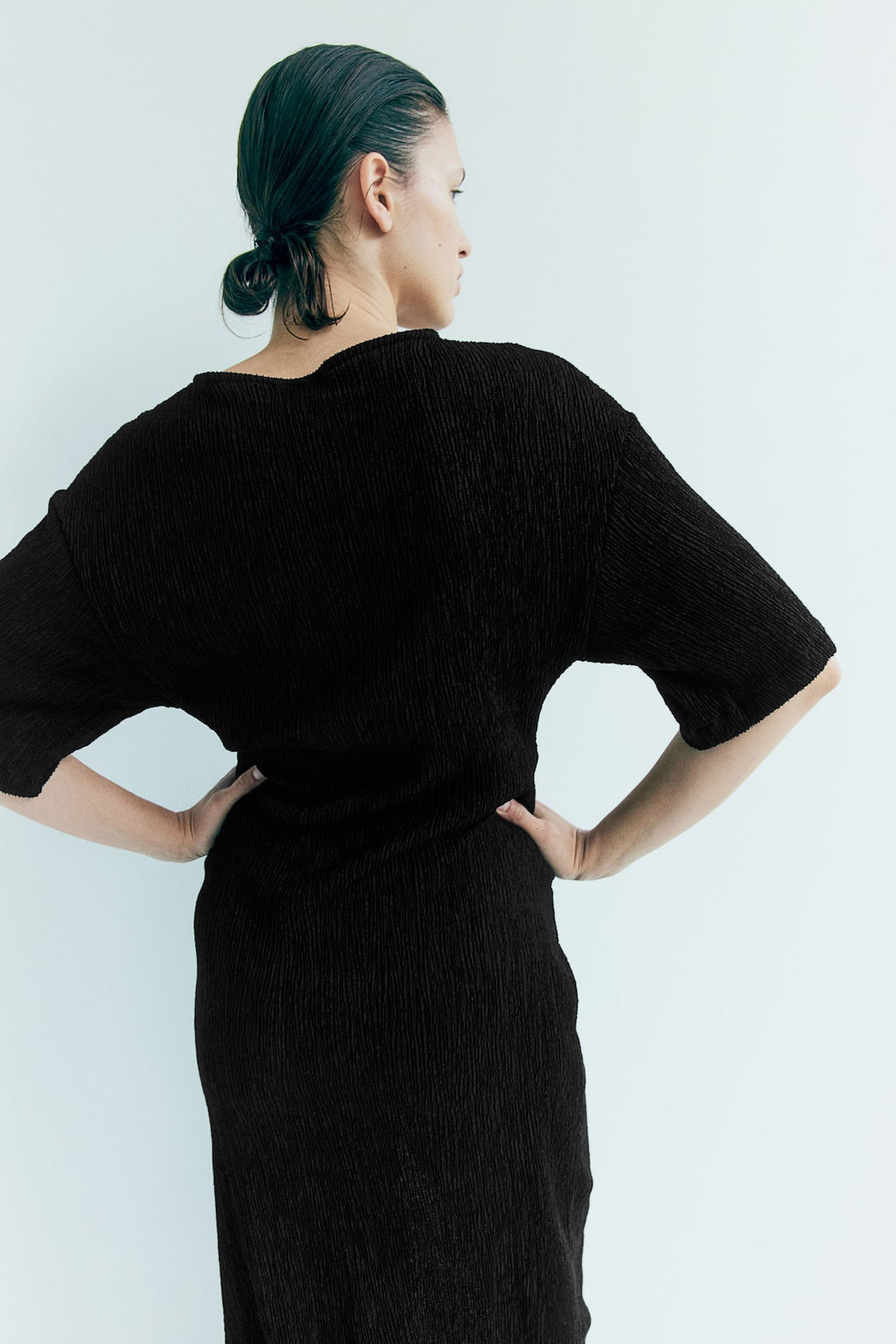 Maxivestido con detalle girado - H&m фото 4