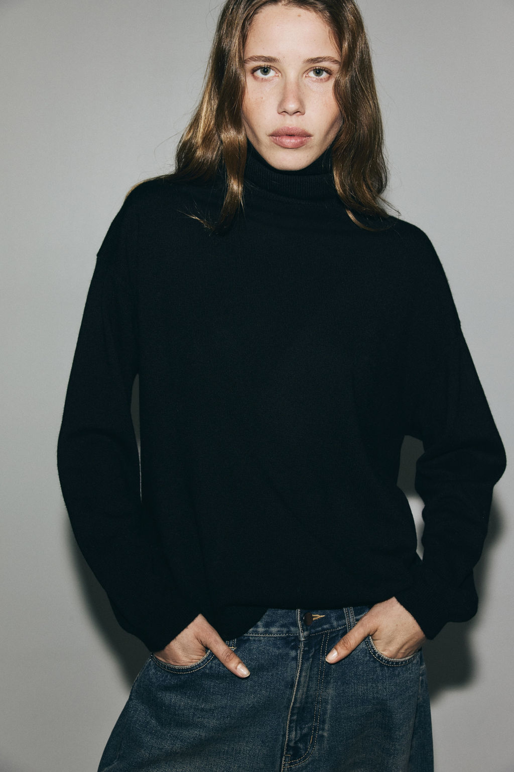 Jersey de cuello alto en cachemira - H&m фото 6