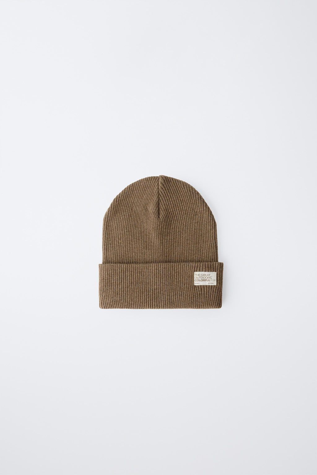 GORRO PUNTO CANAL? ETIQUETA / Tostado - Zara фото 2