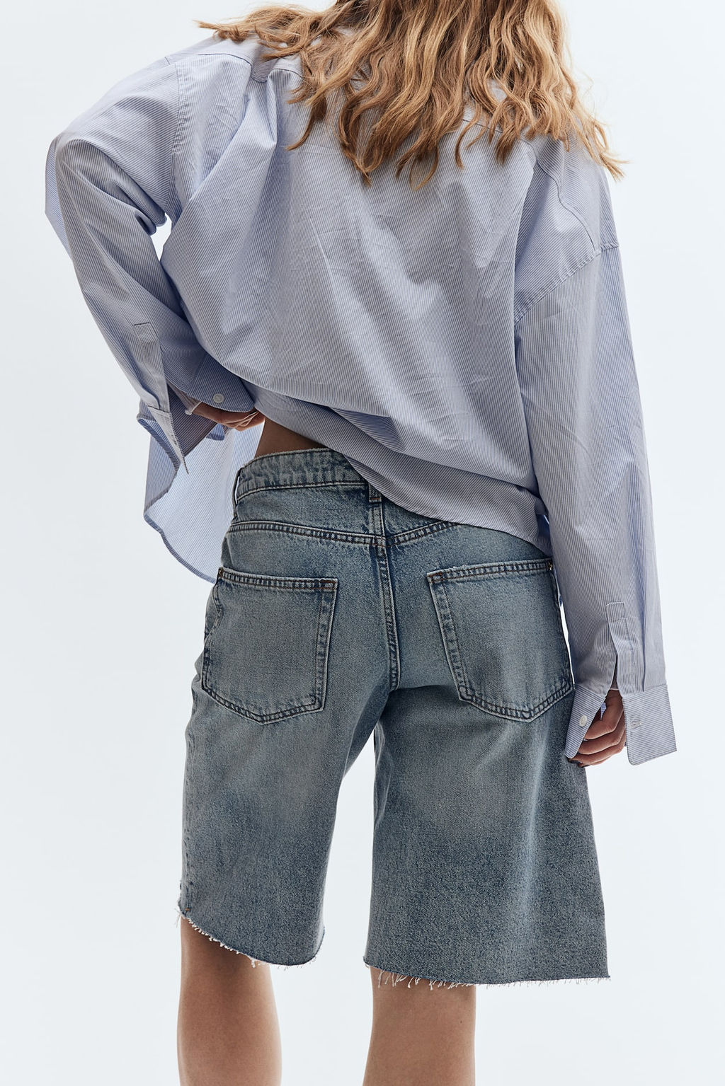 Vaquero corto Bermuda Regular - H&m фото 5