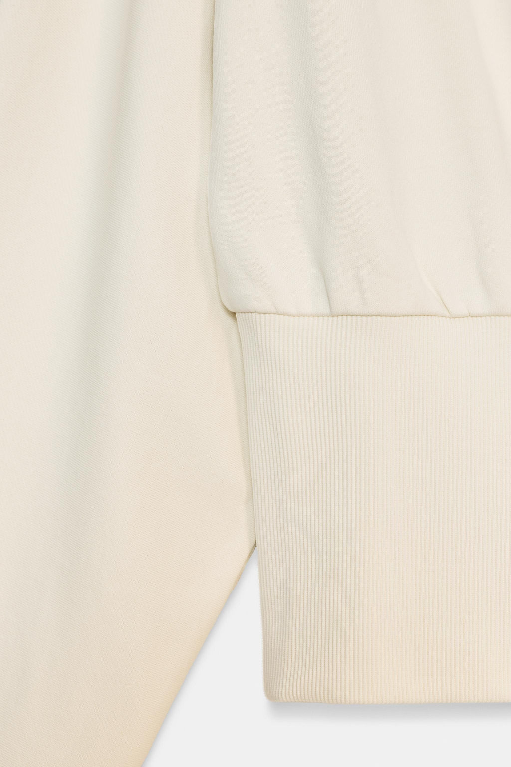 ASYMMETRIC COTTON SWEATSHIRT - Zara фото 7