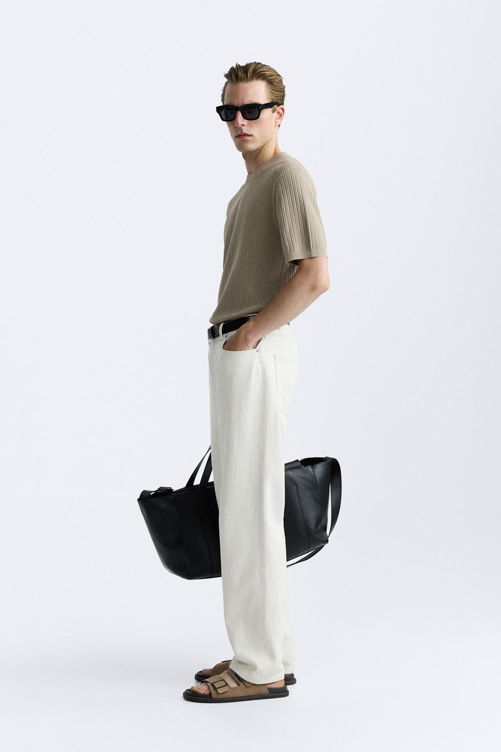 RIBBED KNIT T-SHIRT - Zara фото 4