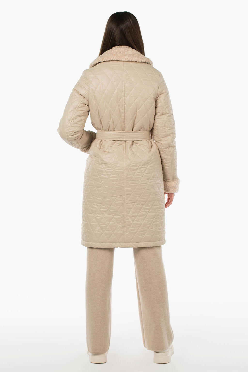 05-2064 Куртка женская зимняя (пояс)