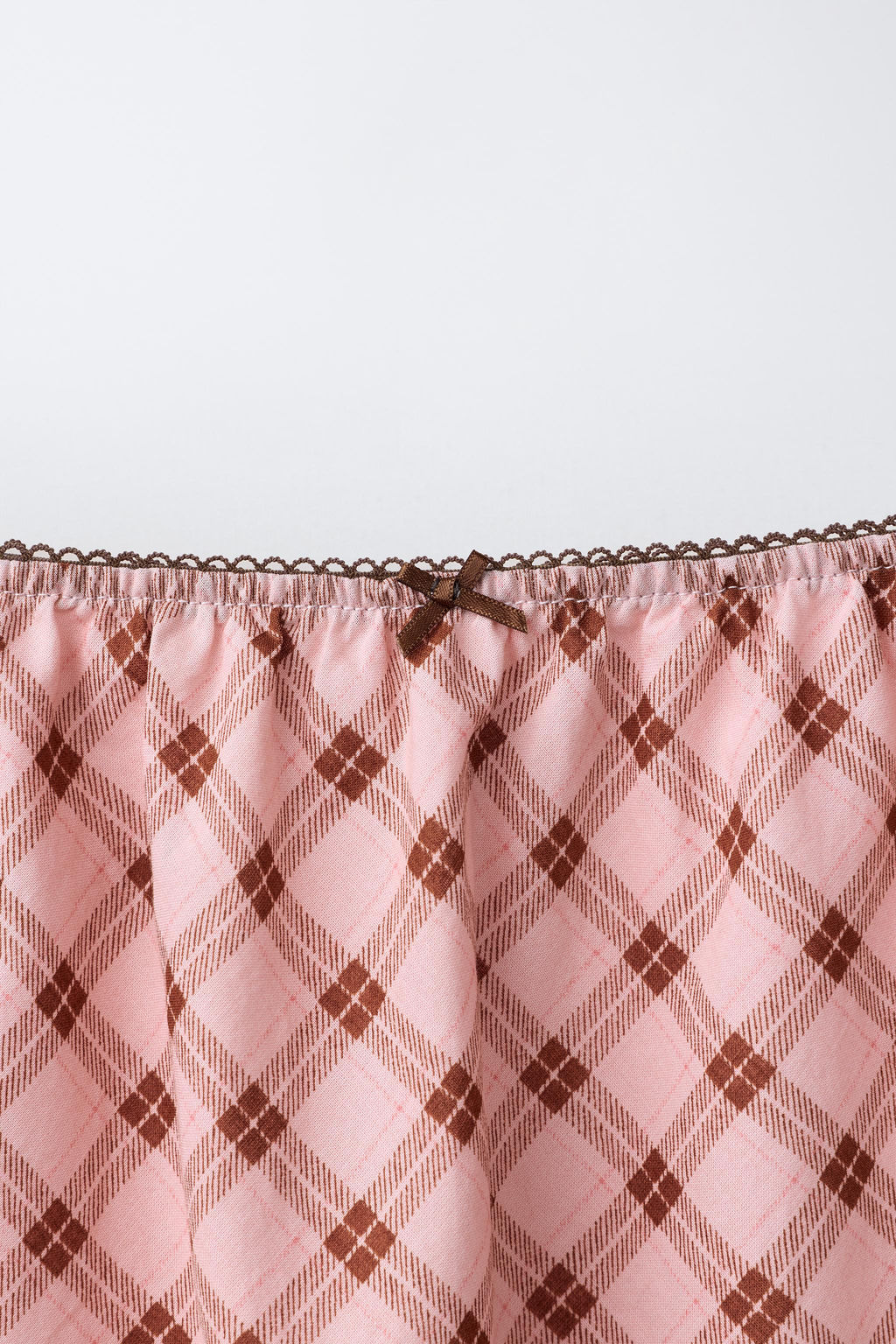 FALDA MIDI CUADROS / Rosa - Zara фото 4
