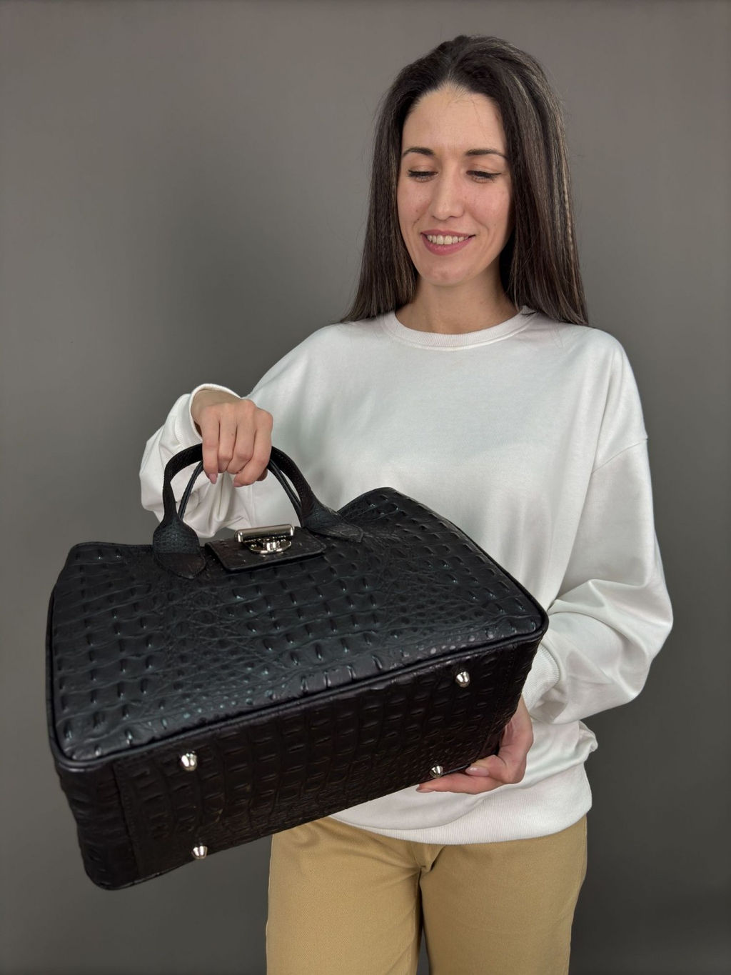 Сумка женская из телячьей кожи