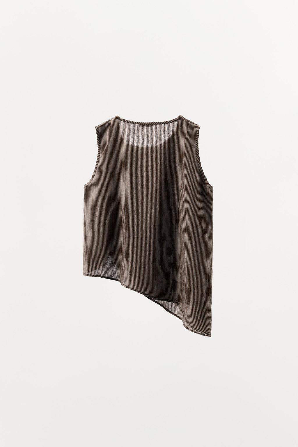 STRIPED ASYMMETRIC TOP - Zara фото 6