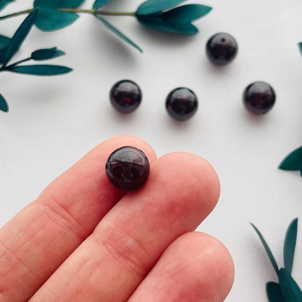 Бусины для украшений из Граната (5 шт)