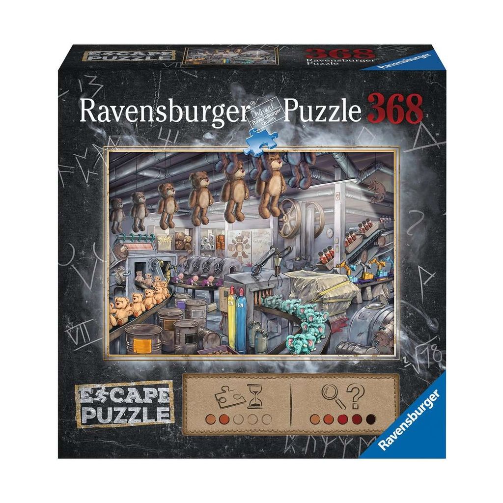 Ravensburger. Пазл-квест 368 "Фабрика игрушек" арт.16531/16484