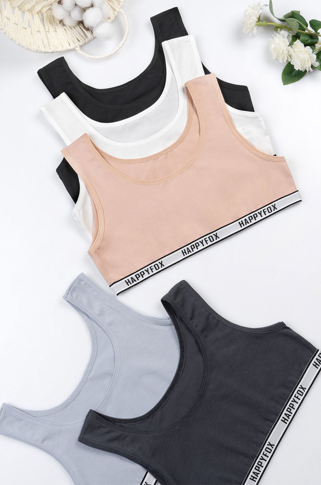 Майка-топ для девочки 5шт Happyfox  фото 4