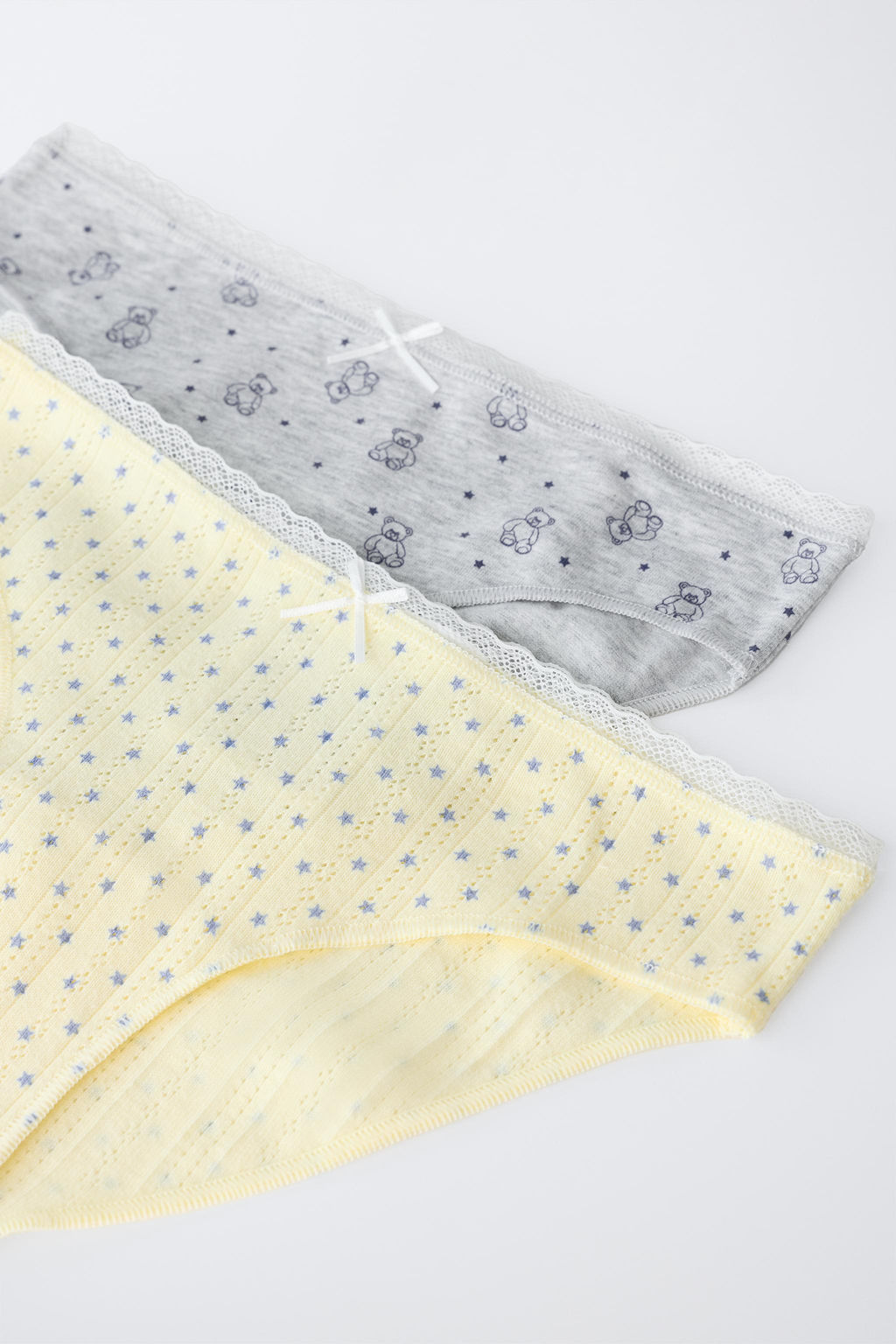 6-14 A?OS/ PACK SEIS BRAGUITAS OSOS / Azul / Blanco - Zara фото 6