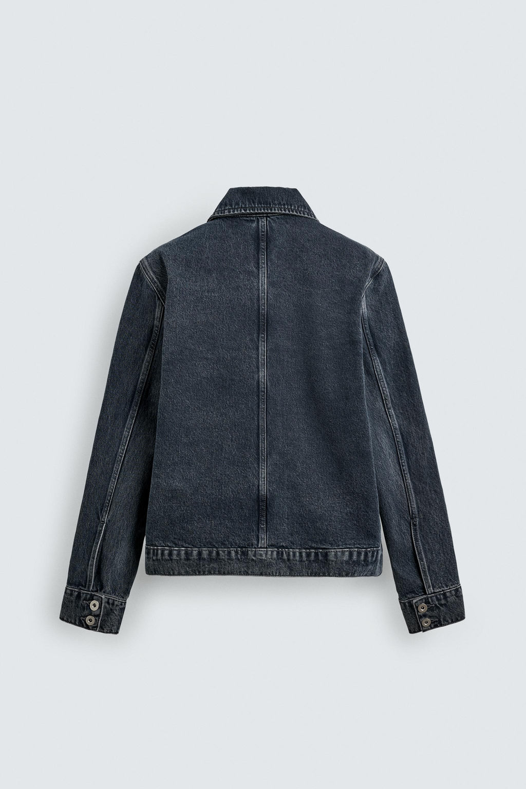 LIMITED EDITION ZIP-UP DENIM JACKET - Zara фото 16