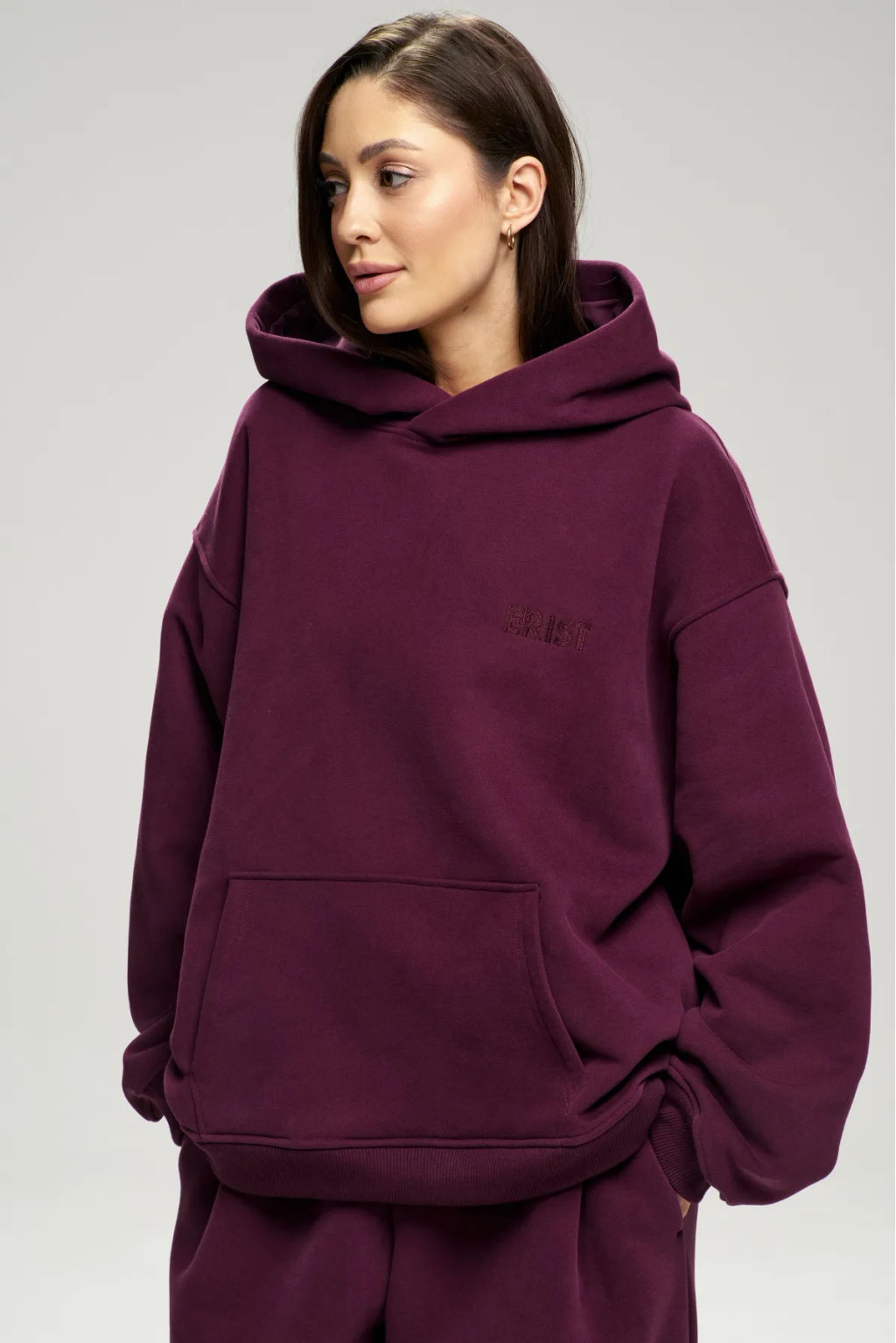 Худи с начесом Plum - Erist store фото 4