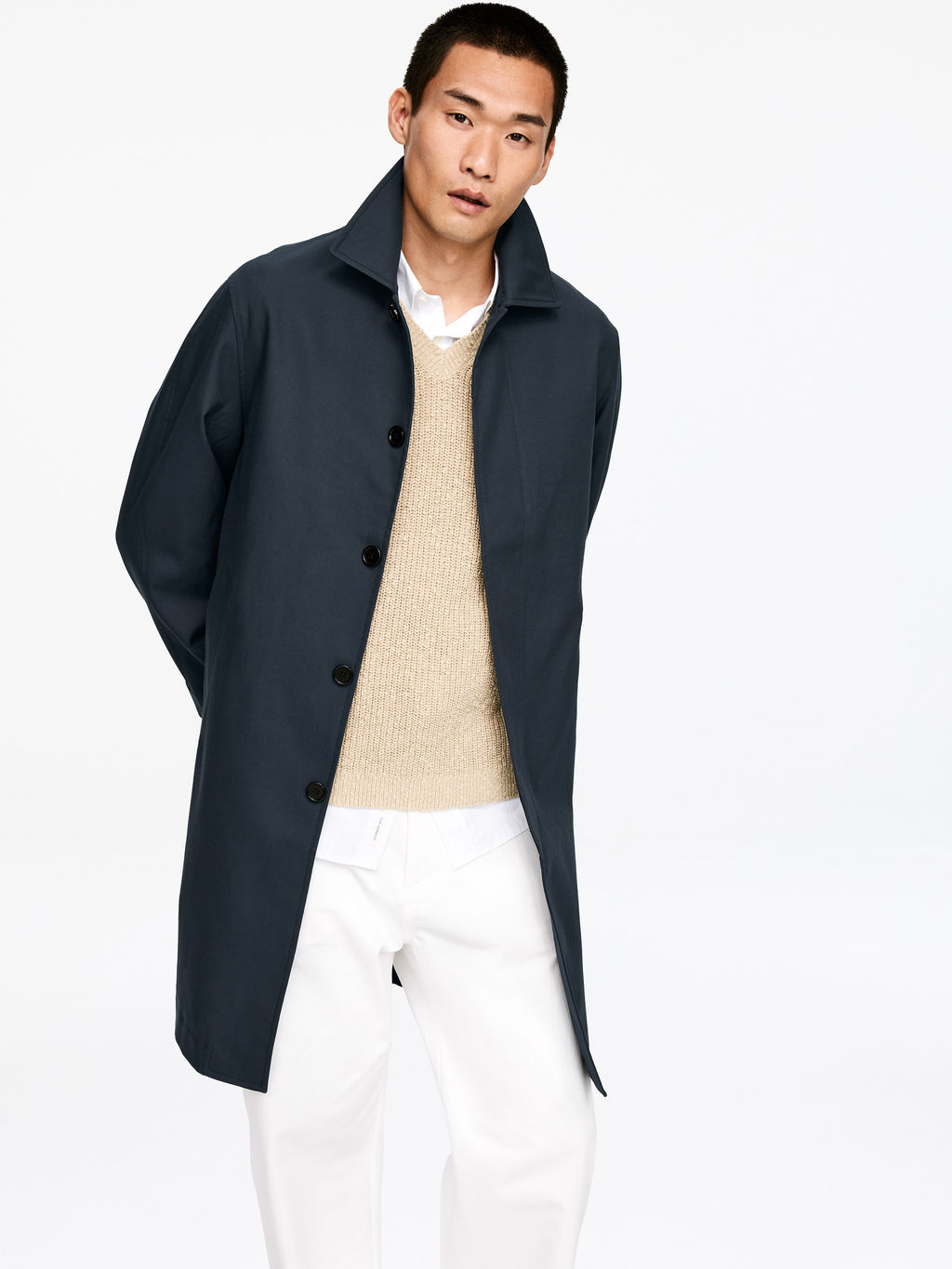 Chaqueta larga de algod?n tipo car coat - H&m фото 7