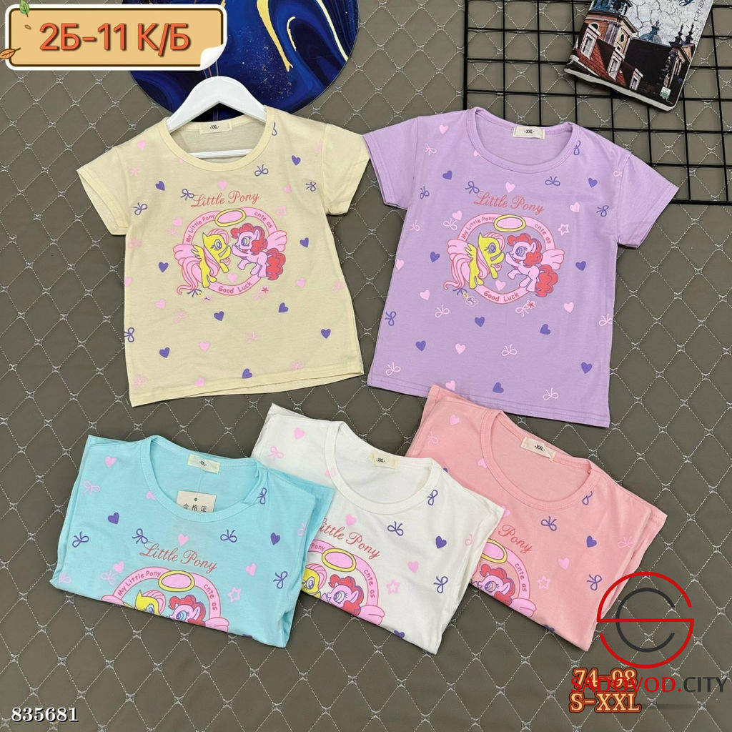 Футболка для девочки с рисунком