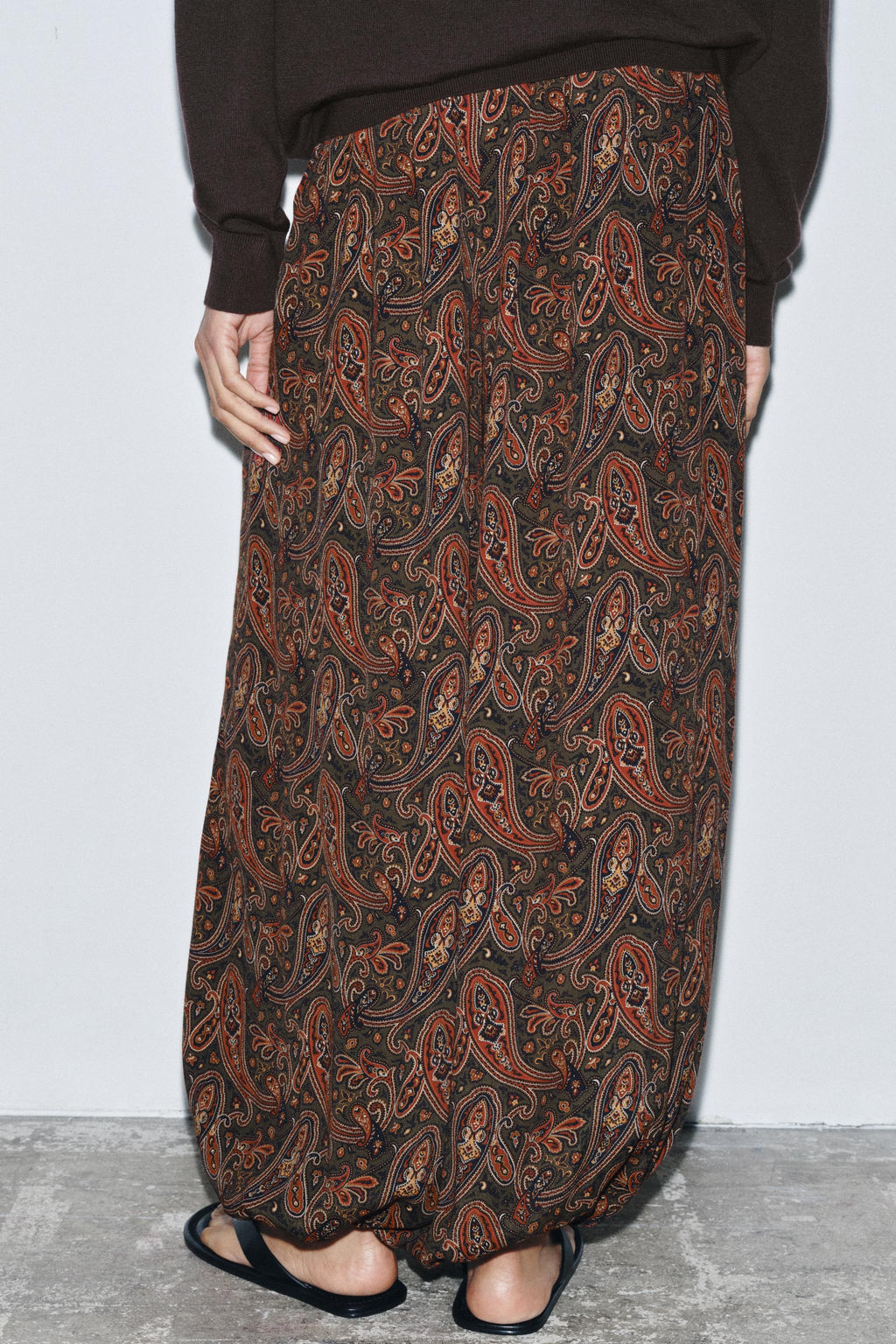 ZW COLLECTION PAISLEY TROUSERS - Zara фото 3