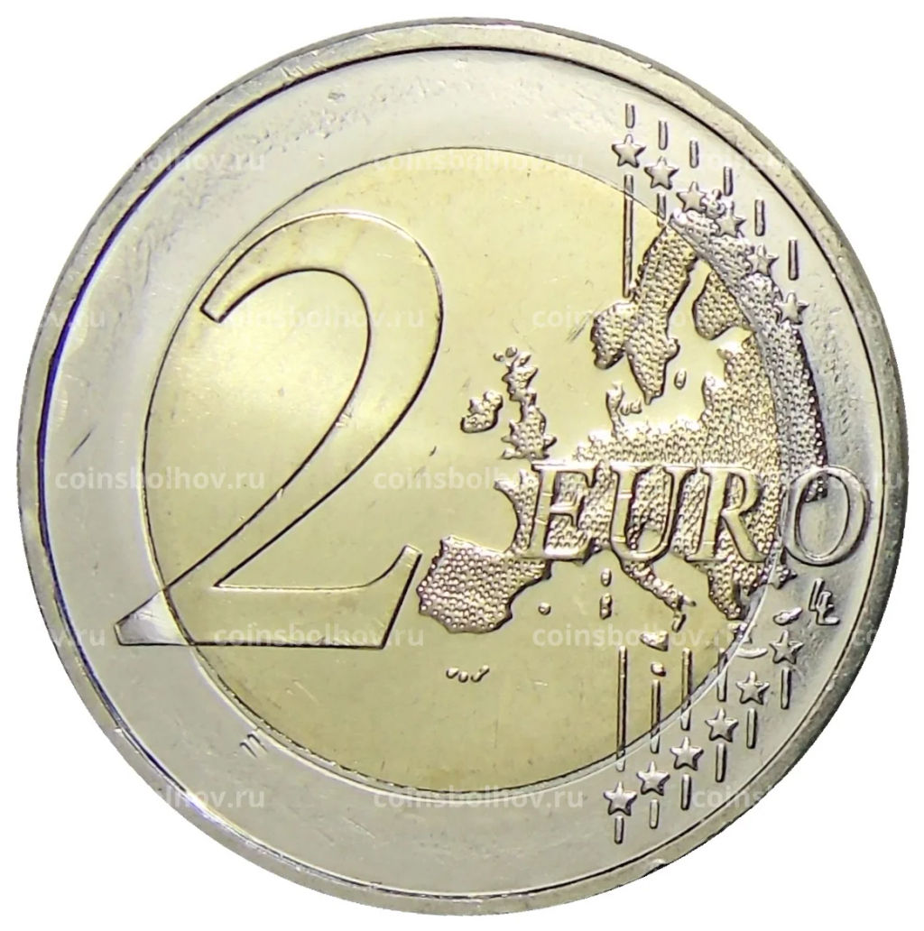 2 евро 2010 года D Германия  Городская ратуша и Роланд, Бремен