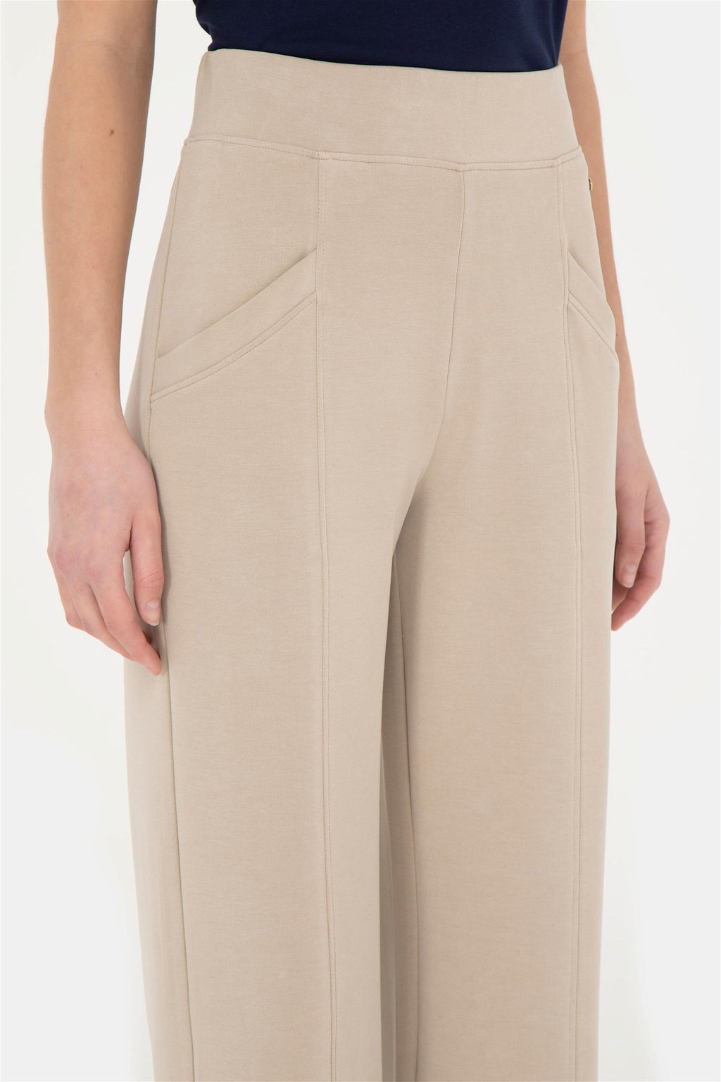 Женские легкие спортивные штаны цвета хаки - U.s. polo assn фото 6