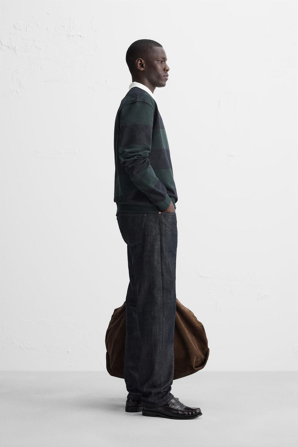 CONTRAST STRIPED POLO SHIRT - Zara фото 4