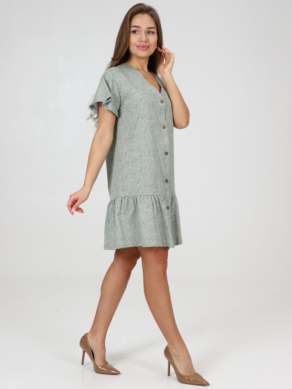 IV-CAPRIZ Дафни - платье хаки  фото 2