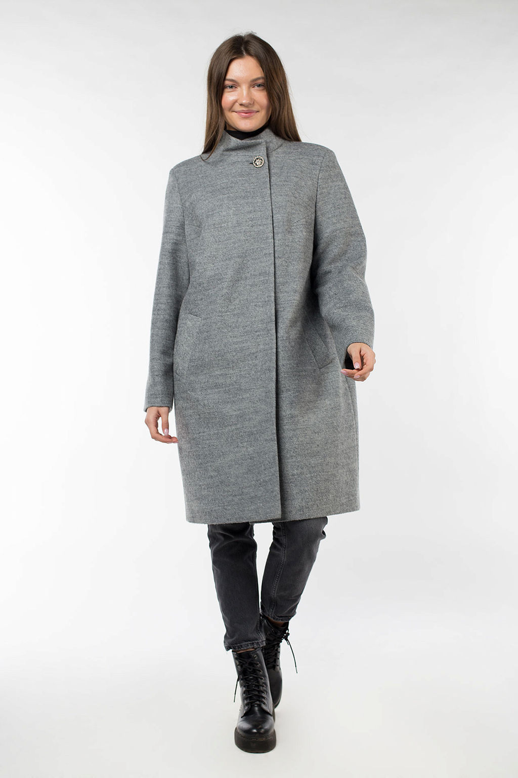 Пальто женское демисезонное - El podio фото 2