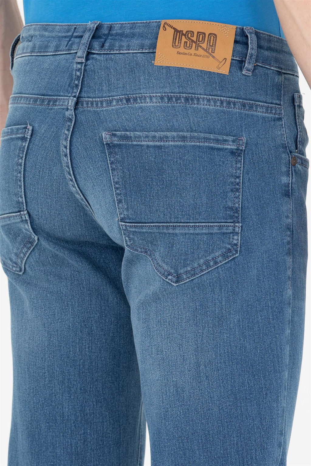 Мужские голубые джинсовые брюки - U.s. polo assn фото 7