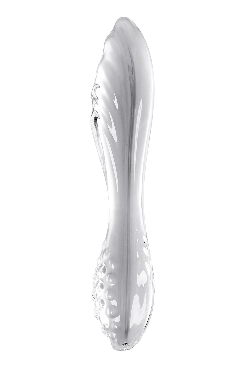 Двусторонний фаллоимитатор Satisfyer Dazzling Crystal 1, стекло, прозрачный, 18,5 см  фото 2