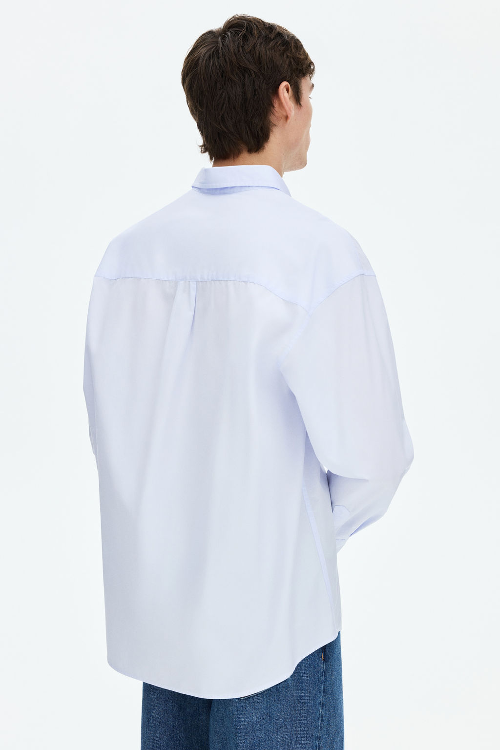 Camisa en popelina de algod?n Relaxed Fit - H&m фото 3