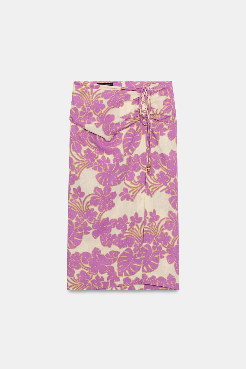 FALDA MIDI ESTAMPADA ABERTURA / 118 - Zara фото 6
