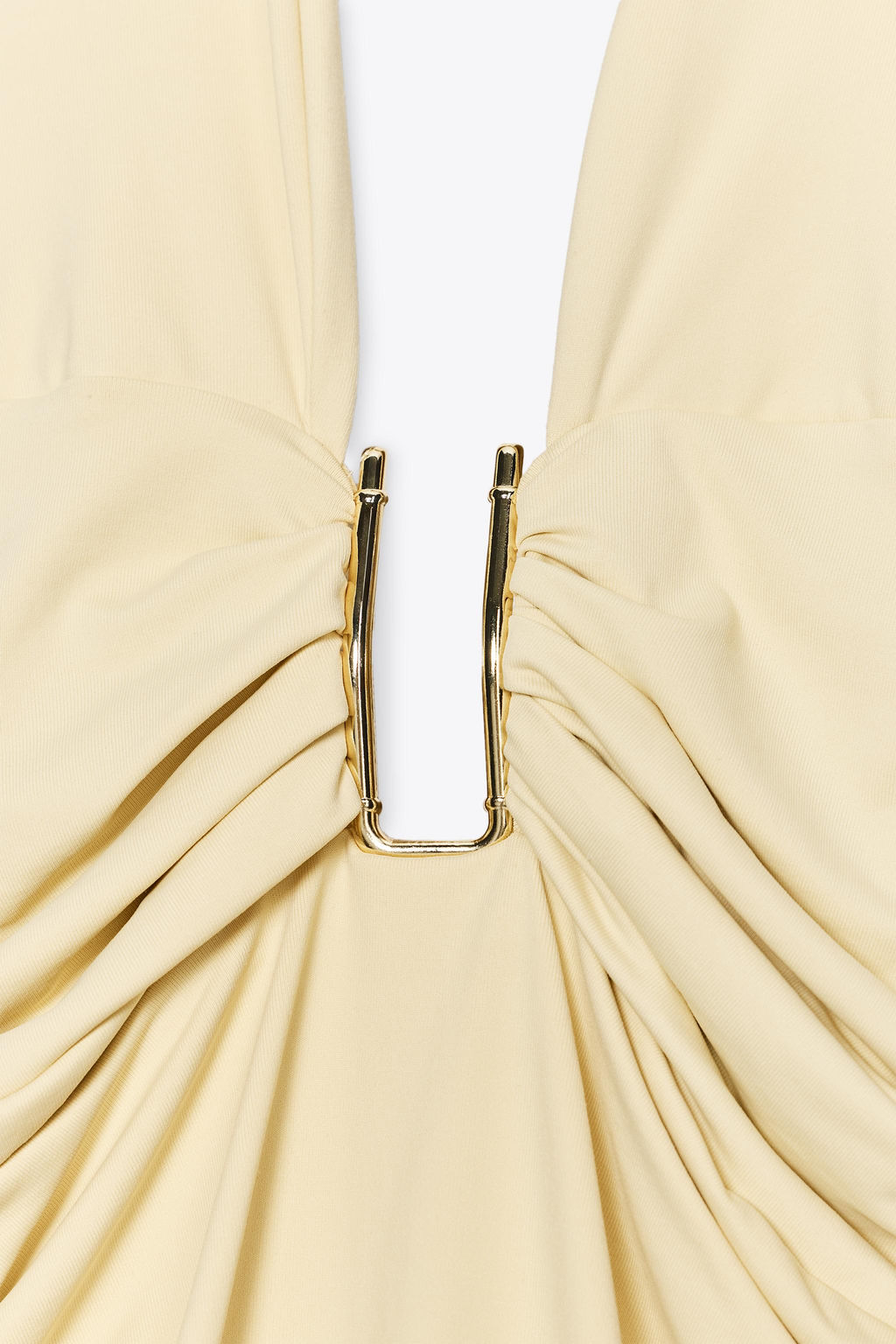 POLYAMIDE HALTER DRESS - Zara фото 8