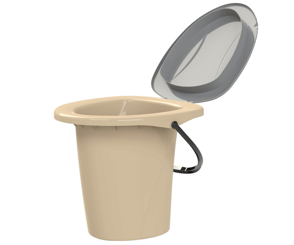 Ведро-туалет 18 л, арт. АП 057 - Полимербыт фото 4