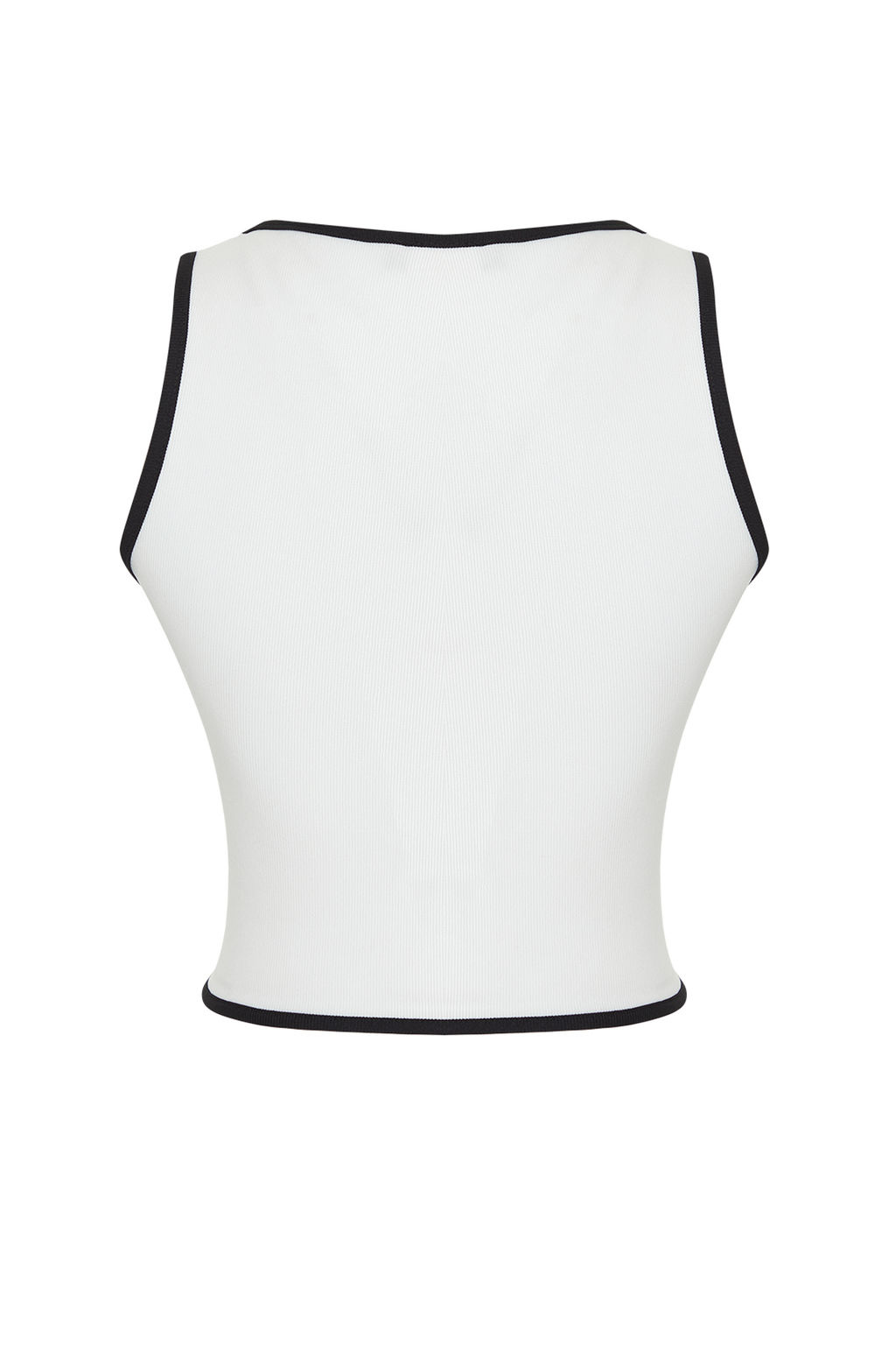 Beyaz Fermuarl? Fitilli Esnek Crop Orme Atlet TWOSS24AL00062 - Trendyolmilla фото 8