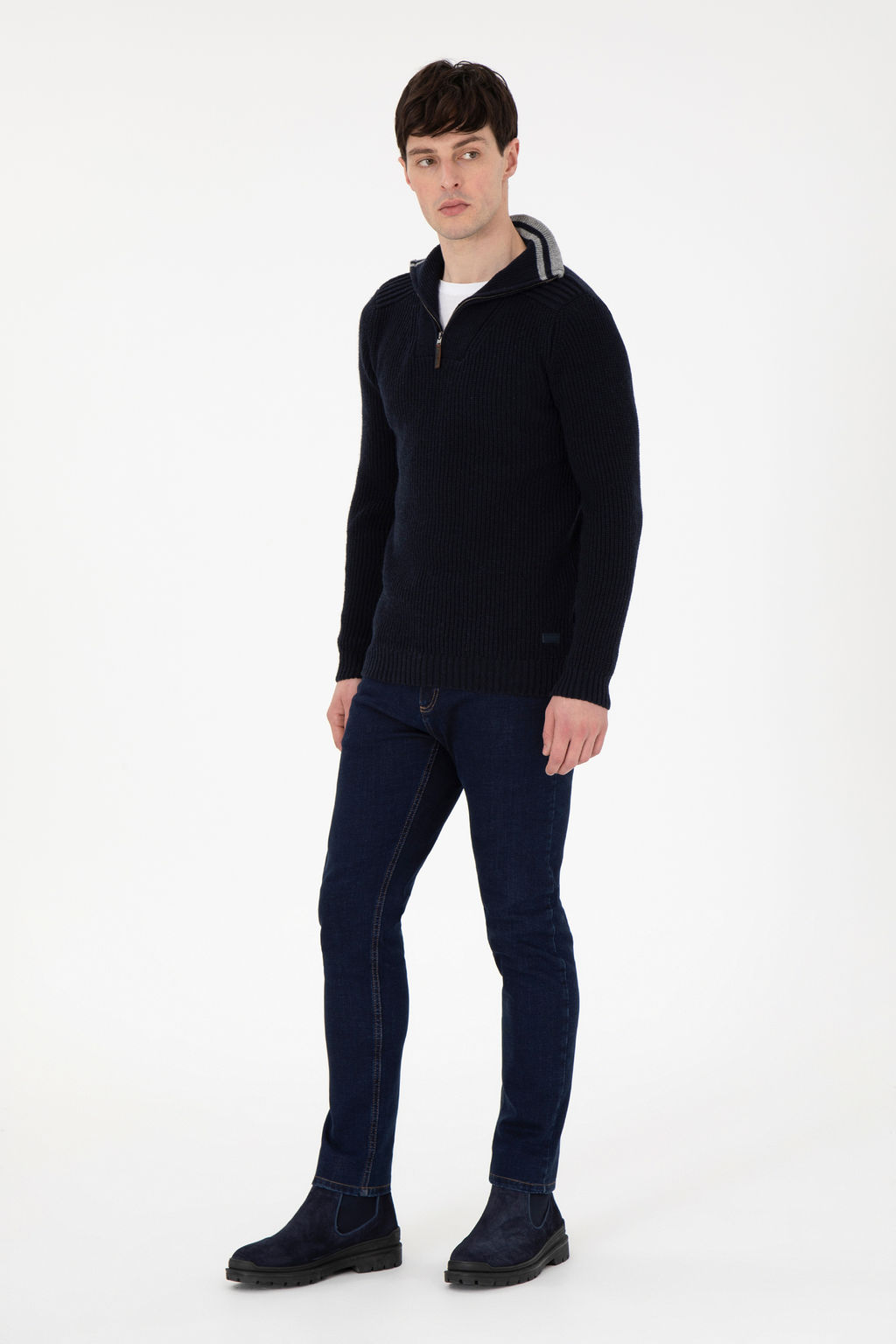 Erkek Lacivert Kazak - U.s. polo assn фото 11
