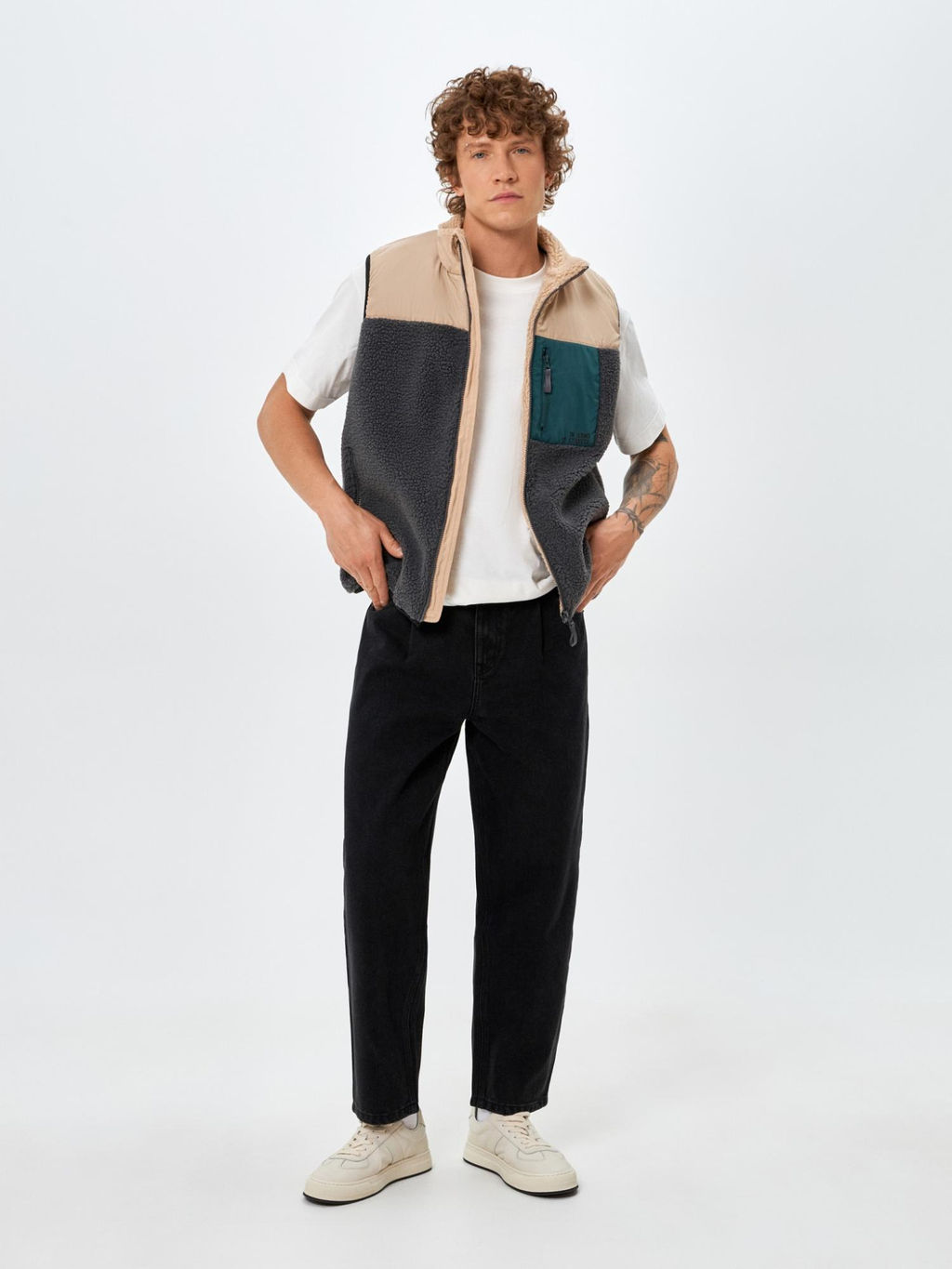 10100160038 Брюки джинсовые муж. Albus_baloon черный