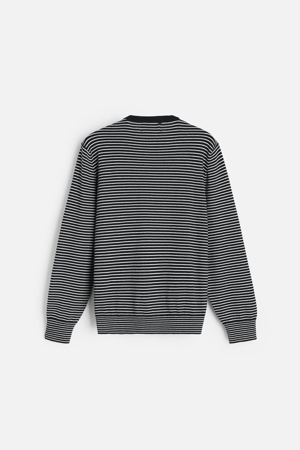 STRIPED JACQUARD SWEATER - Zara фото 7