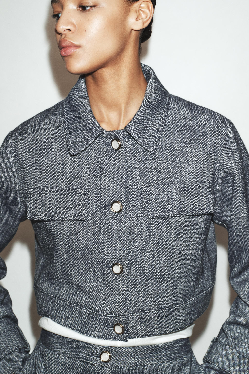 SHORT TEXTURED JACKET - Zara фото 11